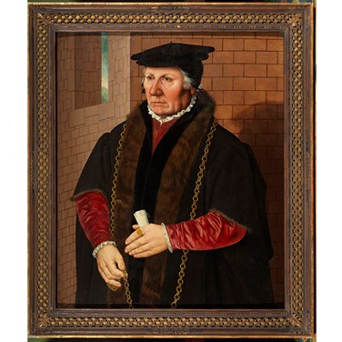 Portrait of Sir William Hewett, the first Clothworker Lord Mayor, c1553 [CLC/PO/H009]